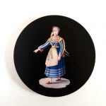 Plate Woman in Blue